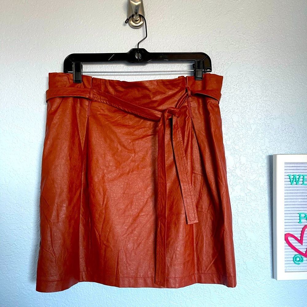 Love Riche XL Pleather Skirt